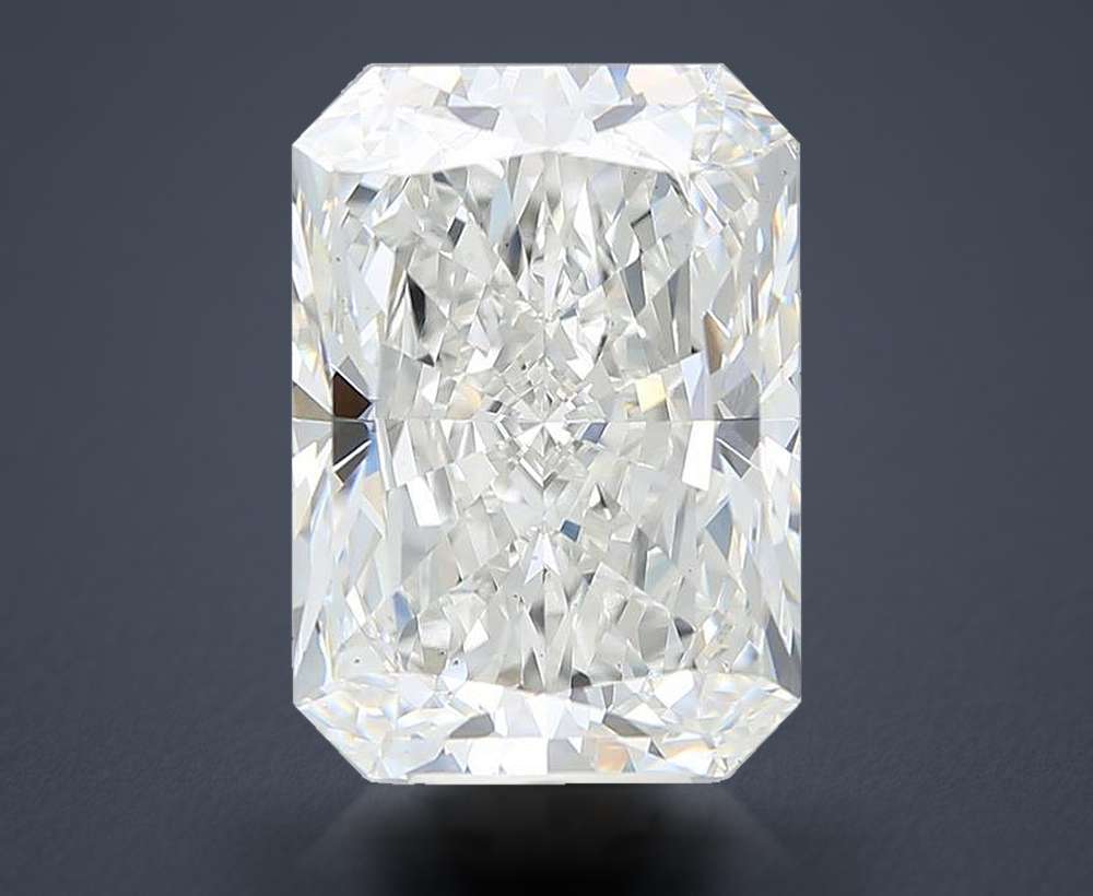 10.47ct F VS1 Rare Carat Ideal Cut Radiant Lab Grown Diamond
