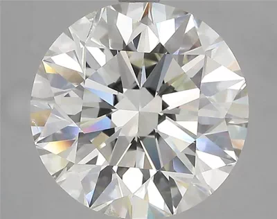 5.02ct J SI1 Rare Carat Ideal Cut Round Diamond