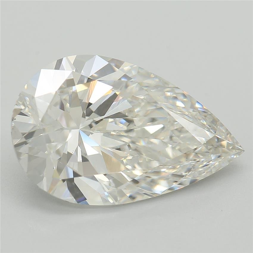 3.54ct F VS1 Rare Carat Ideal Cut Pear Lab Grown Diamond