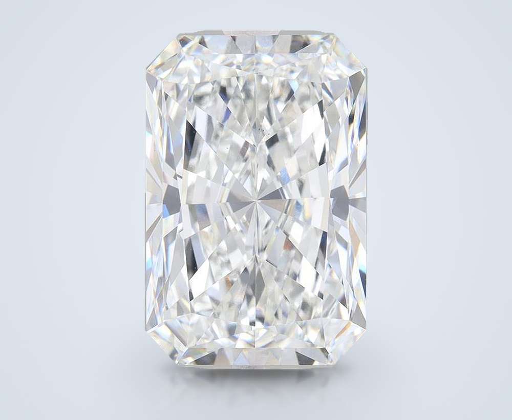 15.30ct F VS1 Rare Carat Ideal Cut Radiant Lab Grown Diamond