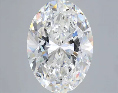11.03ct F VVS2 Rare Carat Ideal Cut Oval Lab Grown Diamond
