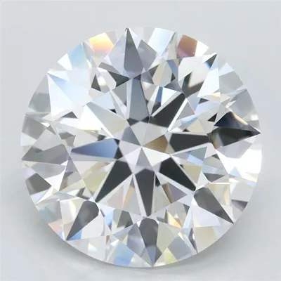 4.10ct D IF Rare Carat Ideal Cut Round Lab Grown Diamond