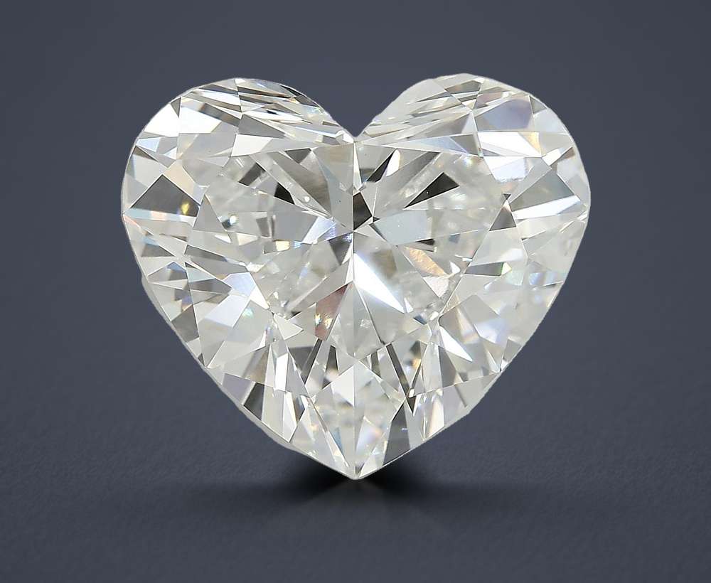 11.04ct E VVS2 Excellent Cut Heart Lab Grown Diamond