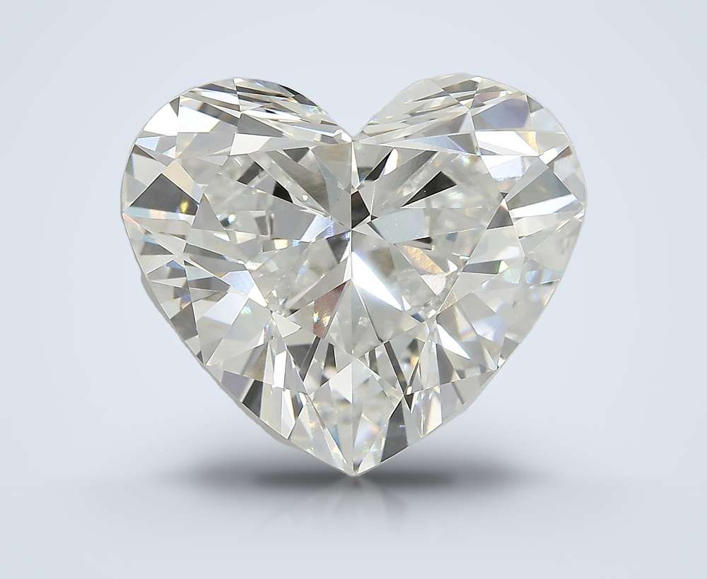 11.04ct E VVS2 Excellent Cut Heart Lab Grown Diamond