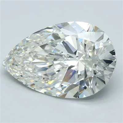 8.73ct G VVS2 Rare Carat Ideal Cut Pear Lab Grown Diamond