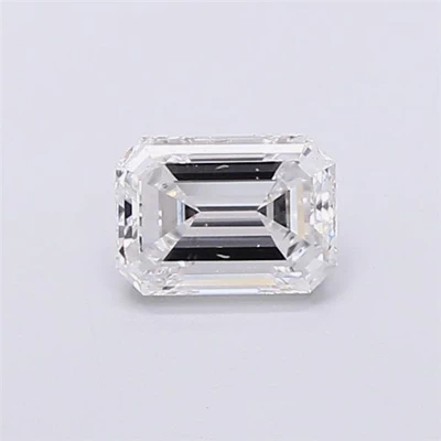 1.00ct E SI1 Very Good Cut Emerald Lab Grown Diamond