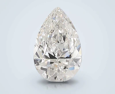 4.07ct F VVS2 Rare Carat Ideal Cut Pear Lab Grown Diamond