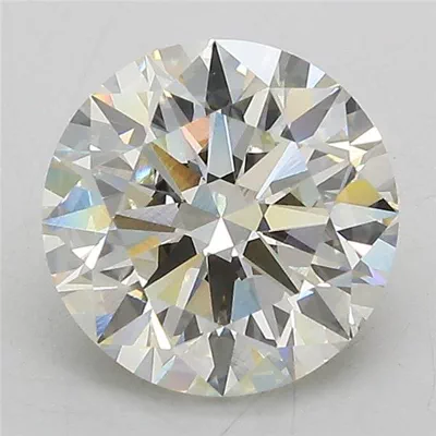 3.00ct J VVS2 Excellent Cut Round Lab Grown Diamond