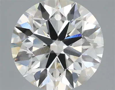 3.03ct I VVS2 Rare Carat Ideal Cut Round Lab Grown Diamond