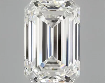 16.05ct F VVS2 Rare Carat Ideal Cut Emerald Lab Grown Diamond