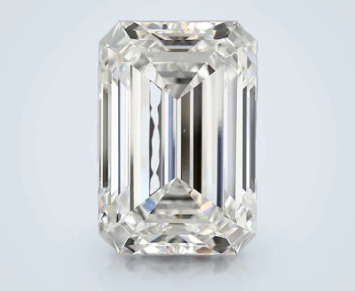 16.05ct F VVS2 Rare Carat Ideal Cut Emerald Lab Grown Diamond