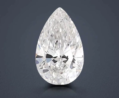1.14ct D VVS2 Rare Carat Ideal Cut Pear Lab Grown Diamond