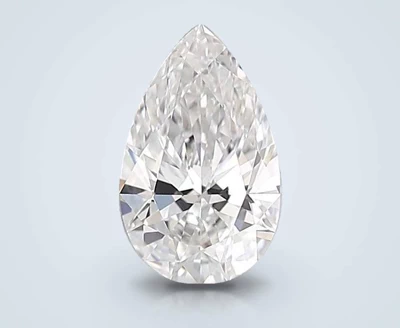 1.14ct D VVS2 Rare Carat Ideal Cut Pear Lab Grown Diamond