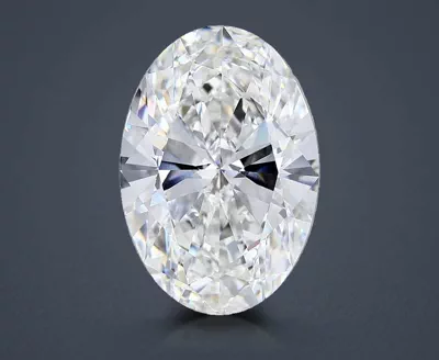 11.03ct E VVS2 Rare Carat Ideal Cut Oval Lab Grown Diamond