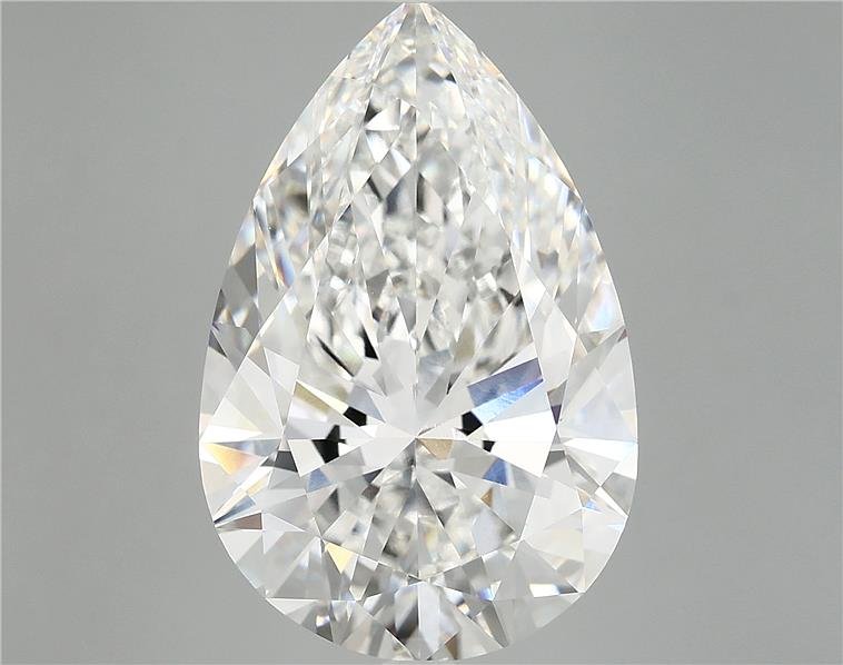 10.45ct F VVS2 Rare Carat Ideal Cut Pear Lab Grown Diamond