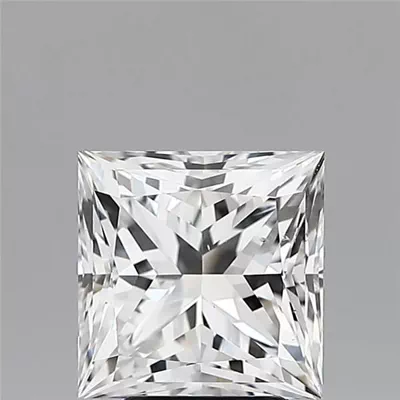 4.02ct E SI1 Excellent Cut Princess Diamond