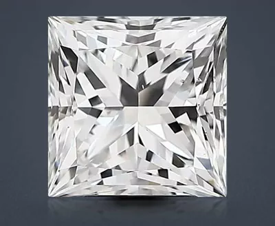 4.02ct E SI1 Excellent Cut Princess Diamond
