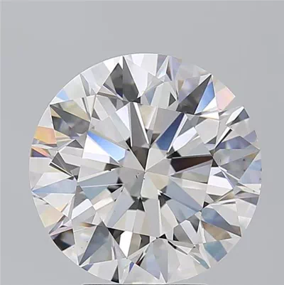 5.05ct E VS2 Rare Carat Ideal Cut Round Diamond