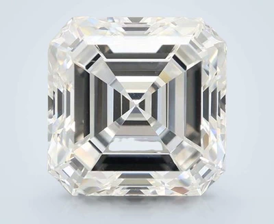 6.06ct F VVS2 Very Good Cut Asscher Lab Grown Diamond