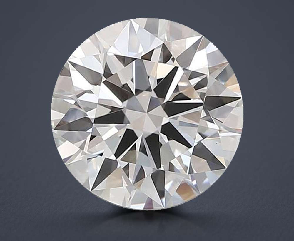 3.01ct E VS1 Rare Carat Ideal Cut Round Lab Grown Diamond