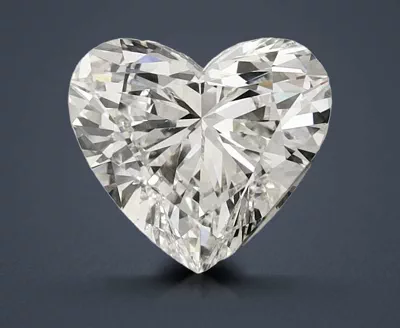 3.42ct G VS1 Rare Carat Ideal Cut Heart Lab Grown Diamond