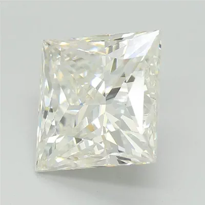 3.07ct G VVS2 Rare Carat Ideal Cut Princess Lab Grown Diamond