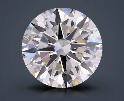 2.52ct H VS1 Excellent Cut Round Lab Grown Diamond