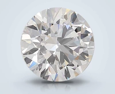 5.09ct F VVS2 Rare Carat Ideal Cut Round Lab Grown Diamond