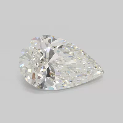 9.54ct F VVS2 Rare Carat Ideal Cut Pear Lab Grown Diamond