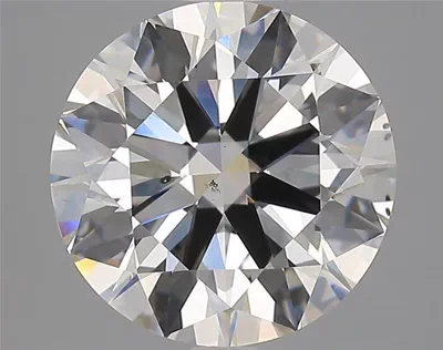 4.00ct I SI1 Rare Carat Ideal Cut Round Diamond