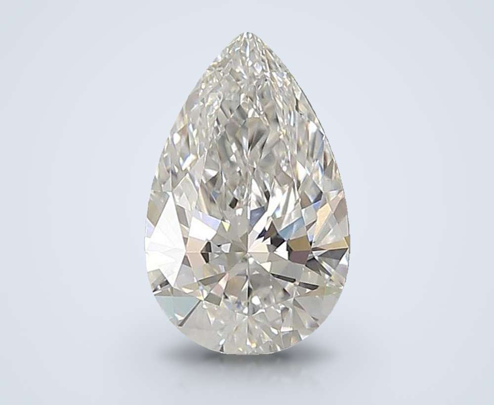 1.59ct E VS1 Rare Carat Ideal Cut Pear Lab Grown Diamond