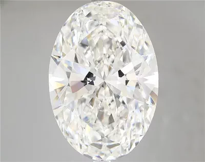 10.01ct F VVS2 Rare Carat Ideal Cut Oval Lab Grown Diamond