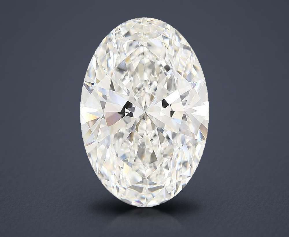 10.01ct F VVS2 Rare Carat Ideal Cut Oval Lab Grown Diamond