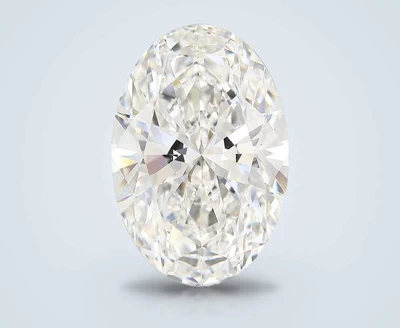 10.01ct F VVS2 Rare Carat Ideal Cut Oval Lab Grown Diamond