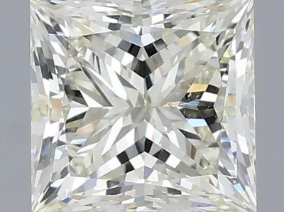 1.50ct J SI1 Rare Carat Ideal Cut Princess Diamond