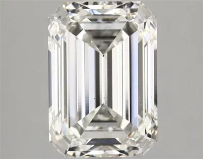 2.32ct F VS2 Rare Carat Ideal Cut Emerald Lab Grown Diamond