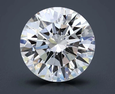 5.05ct G VS2 Rare Carat Ideal Cut Round Diamond