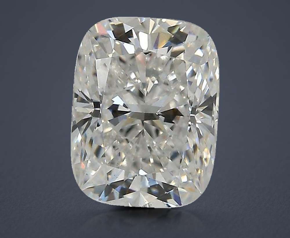 2.07ct E VS1 Rare Carat Ideal Cut Cushion Lab Grown Diamond