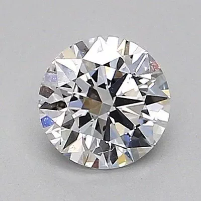 0.46ct D SI1 Rare Carat Ideal Cut Round Diamond