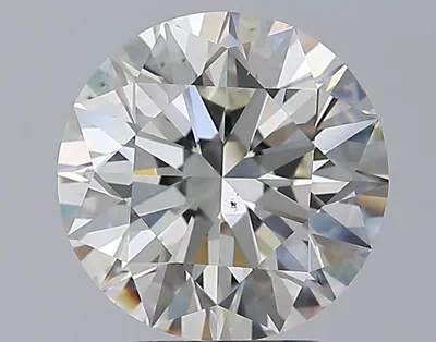 3.01ct J VS2 Rare Carat Ideal Cut Round Diamond