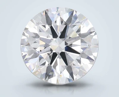 5.08ct F SI1 Rare Carat Ideal Cut Round Lab Grown Diamond
