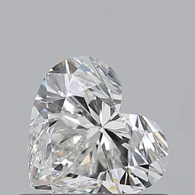 0.57ct H VS1 Rare Carat Ideal Cut Heart Diamond