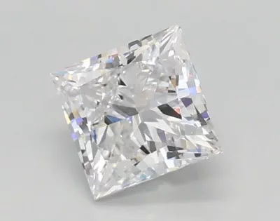 0.62ct D VVS2 Rare Carat Ideal Cut Princess Lab Grown Diamond