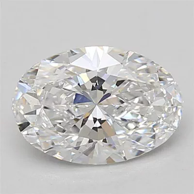 1.57ct D VS1 Rare Carat Ideal Cut Oval Lab Grown Diamond