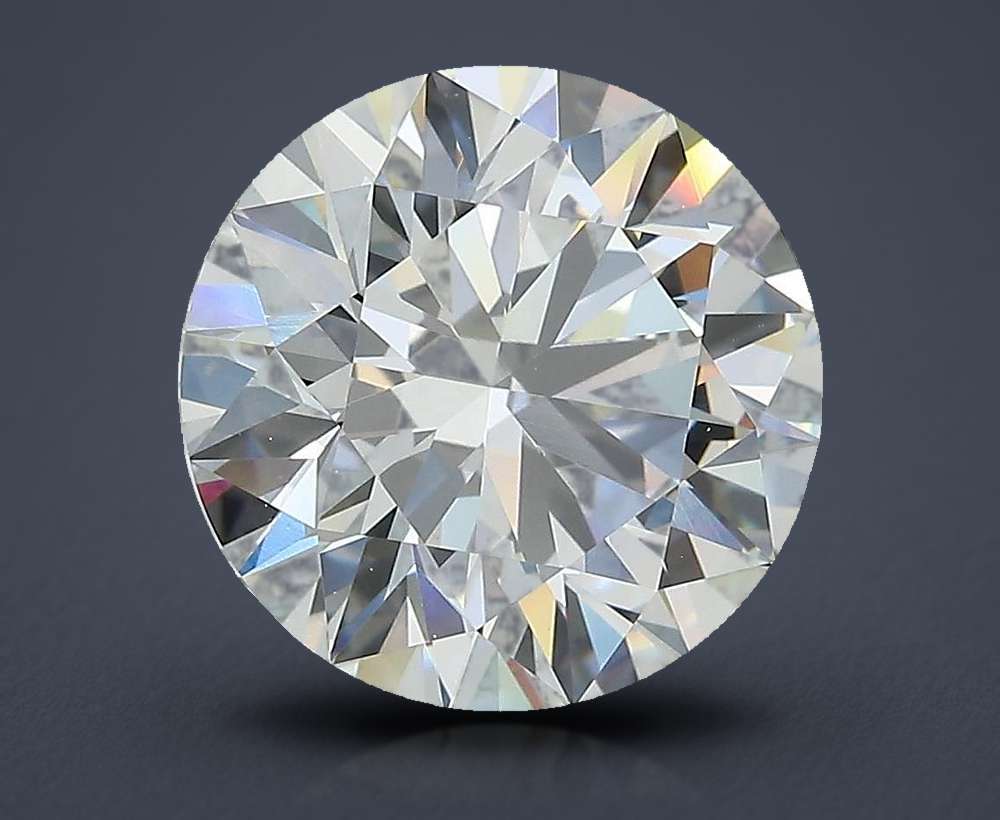 4.08ct F VS1 Rare Carat Ideal Cut Round Lab Grown Diamond