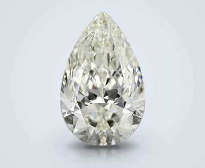 5.24ct I VVS2 Rare Carat Ideal Cut Pear Diamond
