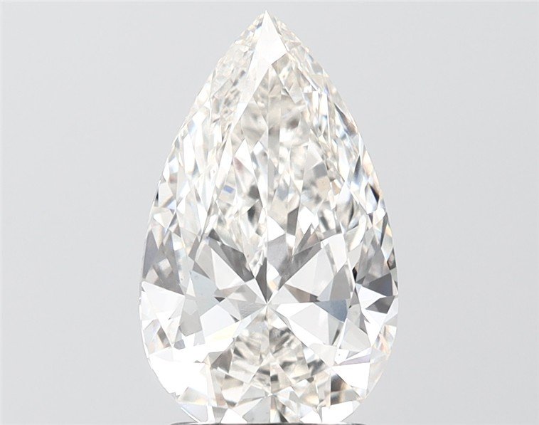 2.51ct H VS1 Rare Carat Ideal Cut Pear Lab Grown Diamond
