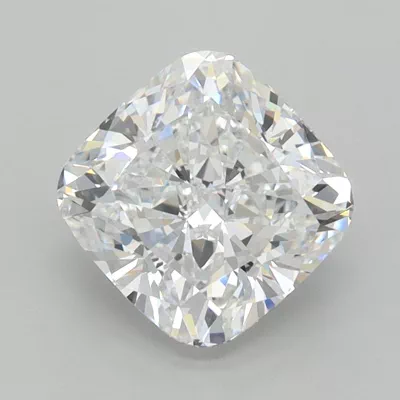 2.07ct D VVS1 Rare Carat Ideal Cut Cushion Lab Grown Diamond