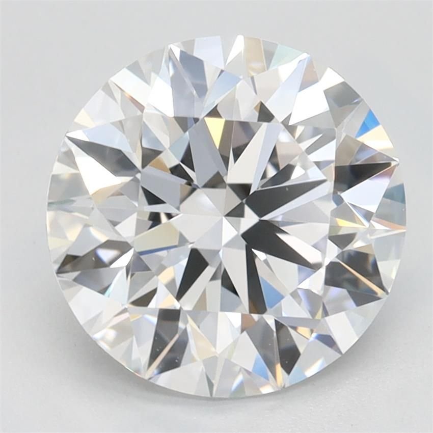 2.63ct D VVS1 Rare Carat Ideal Cut Round Lab Grown Diamond