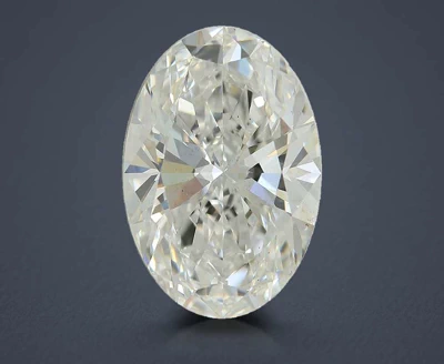 3.75ct E VS2 Rare Carat Ideal Cut Oval Lab Grown Diamond